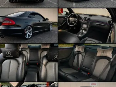 Gebraucht Mercedes CLK500 306 PS (225 kW) 2004 Schwarz Coupé