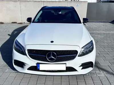 Brugt Mercedes C400 333 HK (244 kW) 2018 Hvid Sedan