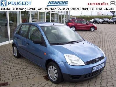 Gebraucht Ford Fiesta Ambiente 80 PS (58 kW) 2002 Blau metallic Kleinwagen