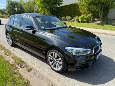 Usata BMW 120 Advantage 184 CV (135 kW) 2018 Nero Utilitaria