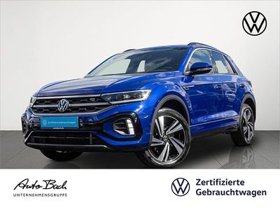 Second-hand VW T-Roc R-line 190 CP (139 kW) 2023 Albastru SUV