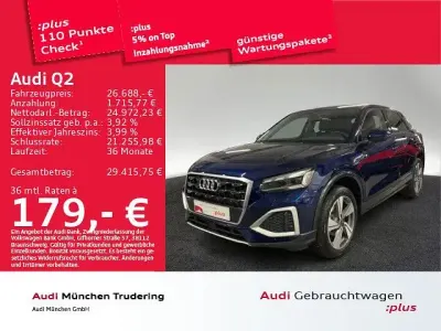 Gebraucht Audi Q2 Advanced 150 PS (110 kW) 2025 Navarrablau metallic SUV