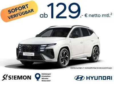 Neu Hyundai Tucson N Line 150 PS (110 kW) 2026 Weiß SUV