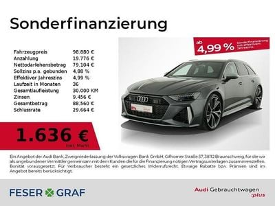 Gebraucht Audi RS6 Ambiente 600 PS (441 kW) 2023 Daytonagrau perleffekt Kombi