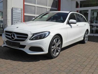 gebraucht Mercedes C200 T EXCLUSIVE Automatik LED Navi Scheckheft