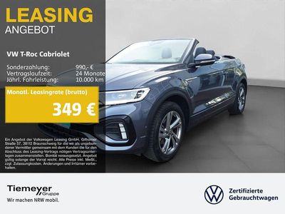 Gebraucht VW T-Roc Cabriolet R-line 150 PS (110 kW) 2025 Grau Cabrio