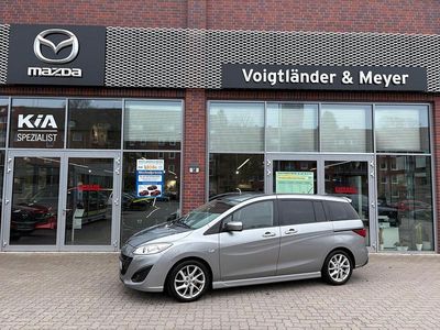 Begagnad Mazda 5 Sports-Line 144 HK (105 kW) 2013 Silver Minibuss