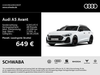 Neu Audi A5 S-Line 367 PS (269 kW) 2026 Weiß Kombi
