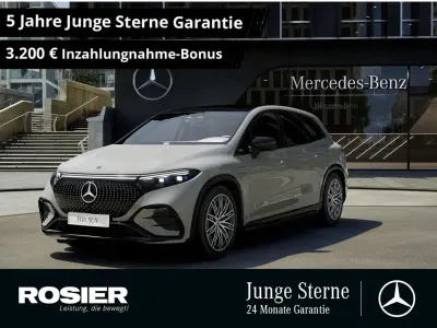 Gebraucht Mercedes EQS580 Premium Plus 400 kW (544 PS) 2024 Grau / manufaktur alpingrau SUV
