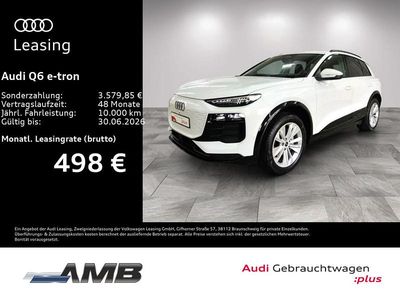Gebraucht Audi Q6 e-tron Sport 185 kW (252 PS) 2025 Gletscherweiß metallic SUV