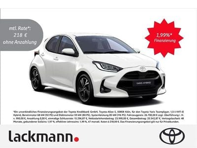 Weiss Gebraucht 2024 Toyota Yaris Hybrid Team Kleinwagen | 22.680 € (Fairer Preis)