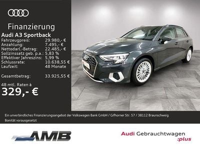 Gebraucht Audi A3 Advanced Plus 204 PS (150 kW) 2024 H1 manhattangrau metallic Limousine