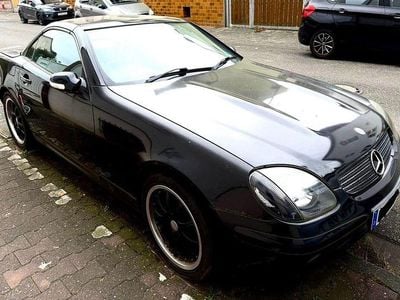 Brugt Mercedes SLK320 218 HK (160 kW) 2003 Sort Cabriolet