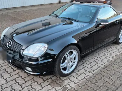 Occasion Mercedes SLK32 AMG AMG 354 PK (260 kW) 2001 Zwart Cabriolet