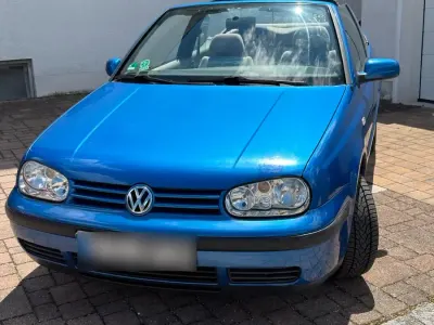 Gebraucht VW Golf 90 PS (66 kW) 2001 Blau Cabrio