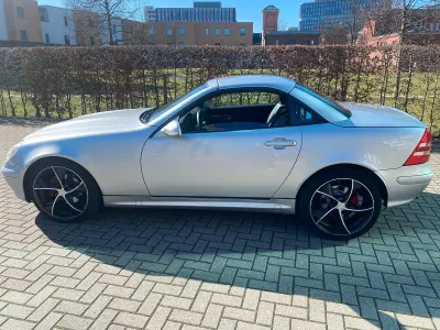Usata Mercedes SLK200 2001 Argento Cabrio