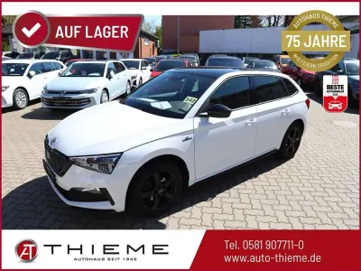 Gebraucht Skoda Scala Monte Carlo 150 PS (110 kW) 2020 Moonweiss metallic Kleinwagen