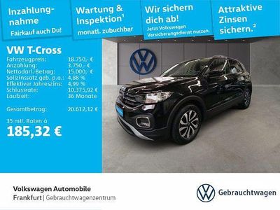 Gebraucht VW T-Cross Active 95 PS (69 kW) 2021 Schwarz SUV