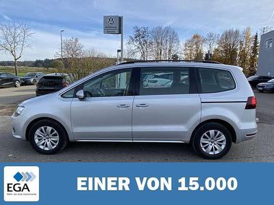 Gebraucht VW Sharan Comfortline 150 PS (110 kW) 2020 Silber metallic Van / Kleinbus