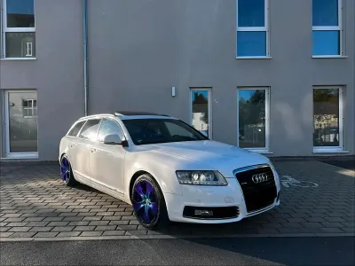 Begagnad Audi A6 Exclusive 239 HK (175 kW) 2009 Vit Kombi