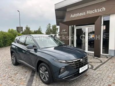 Gebraucht Hyundai Tucson Select 150 PS (110 kW) 2021 Teal blue / met SUV
