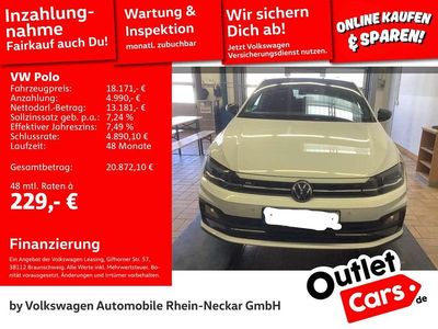 Usata VW Polo R-line 116 CV (85 kW) 2020 Bianco Utilitaria