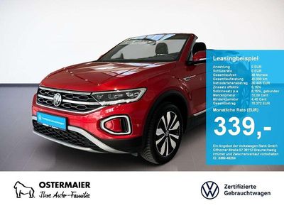 Gebraucht VW T-Roc Cabriolet Move 150 PS (110 kW) 2024 Kings red Cabrio