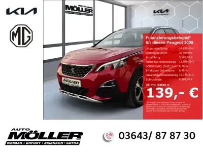 Gebraucht Peugeot 3008 Crossway 131 PS (96 kW) 2018 Rot SUV