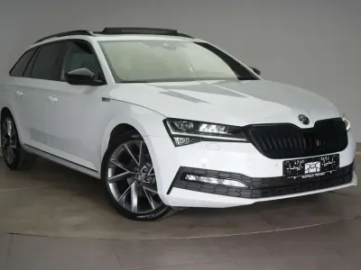 Gebraucht Skoda Superb SportLine 190 PS (139 kW) 2021 Moon white Kombi