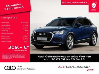 Gebraucht Audi Q3 Ambiente 150 PS (110 kW) 2024 Navarrablau metallic SUV
