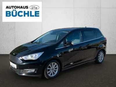 Gebraucht Ford Grand C-Max Titanium 125 PS (91 kW) 2018 Shadow black Van / Kleinbus