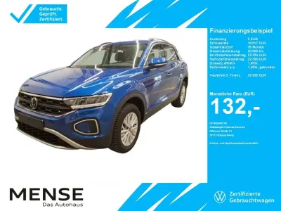 Gebraucht VW T-Roc Life 116 PS (85 kW) 2025 Ravennablau SUV