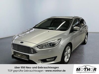 Polarsilber Gebraucht 2017 Ford Focus Titanium Kombi | 12.298 € (Fairer Preis)