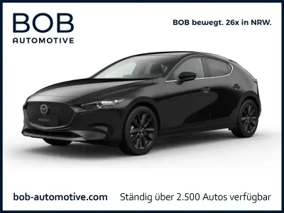 Neu Mazda 3 Homura-Line 140 PS (102 kW) 2026 Jet black Limousine