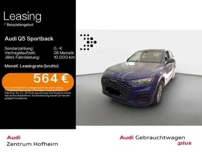 Używany Audi Q5 Sportback Ambiente 299 KM (219 kW) 2022 Niebieski SUV
