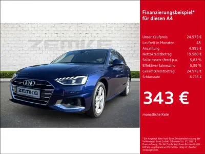 Gebraucht Audi A4 Advanced 190 PS (139 kW) 2020 Blau Kombi