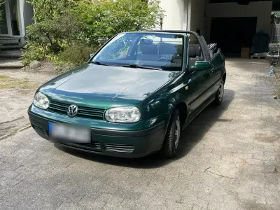 Gebraucht VW Golf Cabriolet 2000 Grün Cabrio