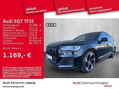 Mythosschwarz metallic Gebraucht 2022 Audi SQ7 Ambiente SUV | 75.980 € (Guter Preis)
