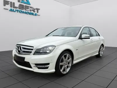 Brugt Mercedes C180 AMG line 156 HK (114 kW) 2012 Hvid Sedan