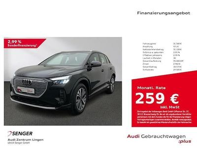 Gebraucht Audi Q4 e-tron Advanced 150 kW (204 PS) 2023 Mythosschwarz metallic SUV