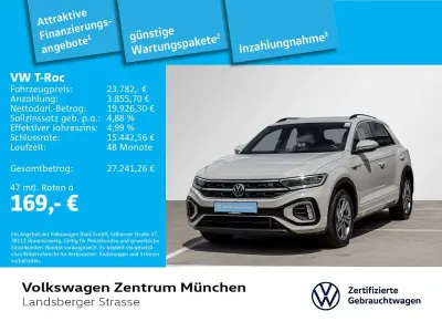 Gebraucht VW T-Roc R-line 110 PS (80 kW) 2024 Grau SUV