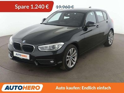 Saphirschwarz Gebraucht 2019 BMW 118 Advantage Kleinwagen | 18.720 € (Fairer Preis)