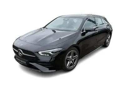 Second-hand Mercedes CLA200 Shooting Brake AMG line 163 CP (119 kW) 2024 Negru Break