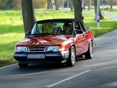 Gebraucht Saab 900 Cabriolet 160 PS (117 kW) 1988 Rot Cabrio