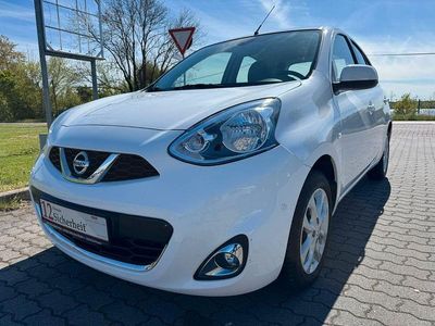 Gebraucht Nissan Micra Acenta 98 PS (72 kW) 2014 Weiß Kleinwagen