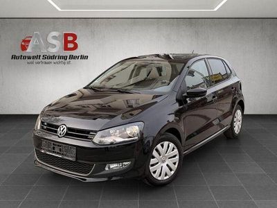 Gebraucht VW Polo Match 69 PS (50 kW) 2013 Schwarz Kleinwagen