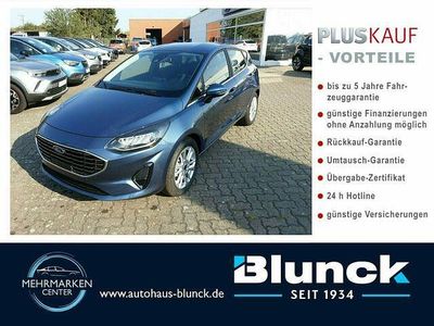 Gebraucht Ford Fiesta Titanium 101 PS (74 kW) 2022 Chromablau (blau) Kleinwagen