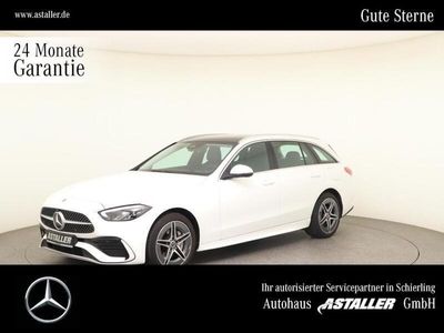 gebraucht Mercedes C300e T e AMG Line 2x+PSD+AHK+360°+Multikontursi