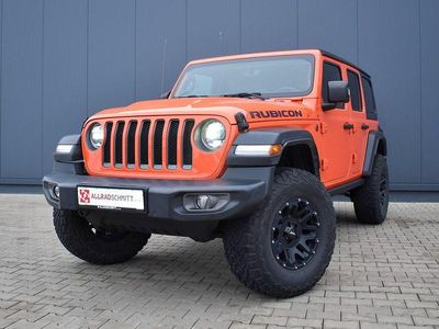 Gebraucht Jeep Wrangler Unlimited Rubicon 271 PS (199 kW) 2019 Orange SUV