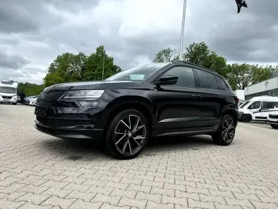 Occasion Skoda Karoq SportLine 150 PK (110 kW) 2022 Zwart SUV